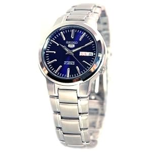 Seiko Wrist Watches-Seiko 5 SEIKO SNKA05K1 Automatic Mechnical Self-Winding Men's Stainless Steel Blue Dial Watch