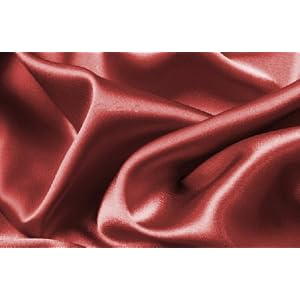 Soft Silky Satin Solid Burgundy Red 4pc Deep Pocket Sheet Set for California-cal King Bed