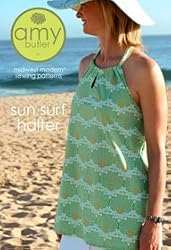 Amy Butler Sun Surf Halter Top Midwest Modern Sewing Pattern
