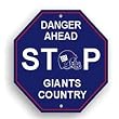 New York Giants Stop Sign