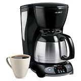 Mr. Coffee TFTX85 8-Cup Programmable Thermal Coffeemaker, Black