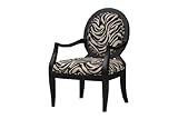Linon Occasional Chair Zebra Print Linon Occasional Chair Zebra Print