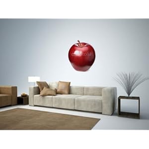 Wallmonkeys Peel and Stick Wall Decals - Red Apples - Removable Graphic