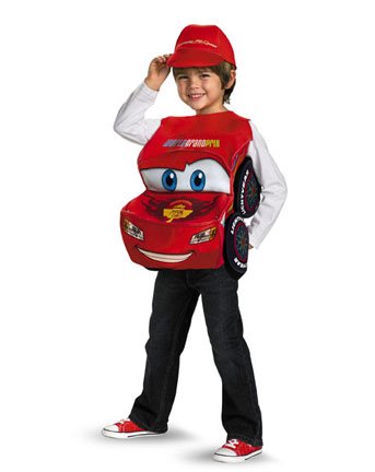 Cars 2 Lightning McQueen Costume Deluxe (One Size)