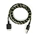 Amcctvshop Fashion Braided Fabric USB 3.0 Charger Cable for Samsung Galaxy Note 3 (Black)