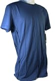 Men's Sean John BioWash 100% Cotton Blue Crew Neck Short Sleeve T Undershirt