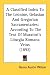 A Classified Index To The Leonine, Gelasian And Gregorian Sacramentaries: According To The Text Of Muratori's Liturgia Romana Vetus (1892)