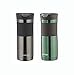 Byron Snapseal Vacuum Insulated Stainless Steel Travel Mug 2 Pack 20 Ounces, Greyed Jade and Gunmetal