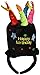 Plush Happy Birthday Headband Party Accessory (1 count) (1/Pkg)