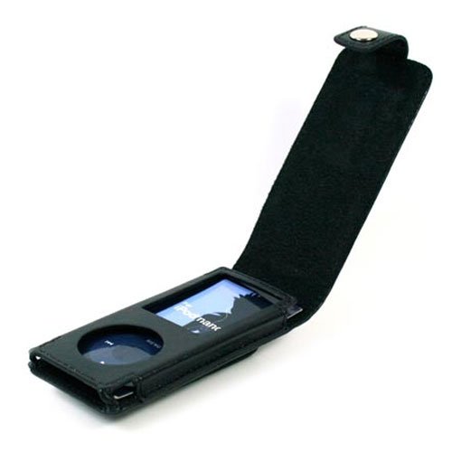 Executive Leather Case for Apple iPod Nano 4th Generation, Nano 4th Gen Leather Case for Nano 8GB, 16GB with Rotating Belt Clip