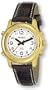 Avalon Low Vision Talking Watch, Gold-Tone w/ Leather Strap # 2508
