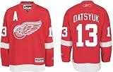 Datsyuk #13 "A" Detroit Red Wings Premier Home Jersey by Reebok - Large