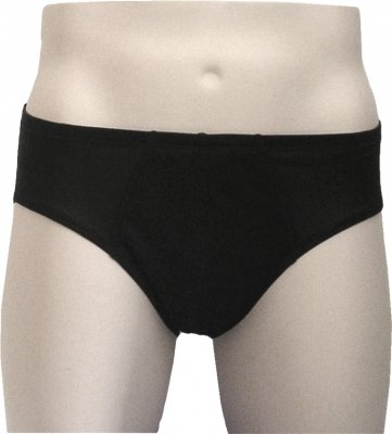 Seide pur, Slip, Herren, 100% Seide, Schwarz