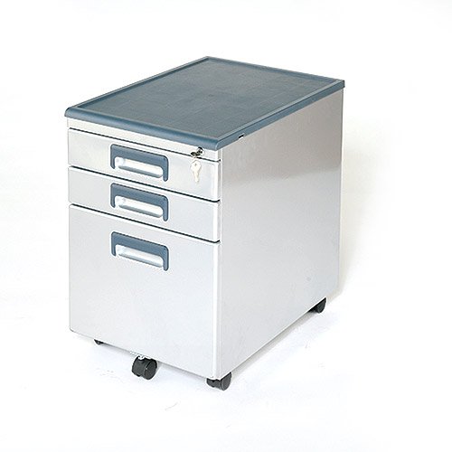 ITALMODERN Eddy Low Filing Cabinet; Aluminum