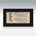 If Tears Could Build A Stairway Black Framed Stone Plaque