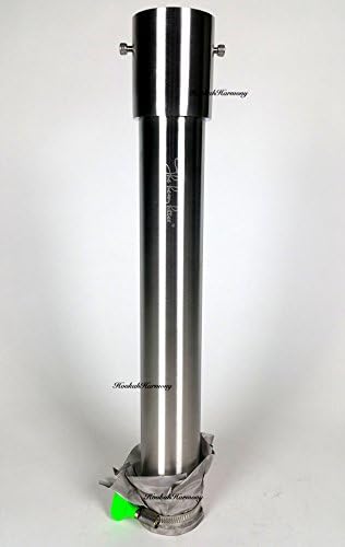 Heavy Hitter Pressurized Distillation Stainless Steel Metal Tube Equipment With 50 micron Screen And Easy Clamp