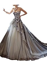 Organza Sweetheart Lace Natural   Waistline   Ball Gown Bandage Dress 