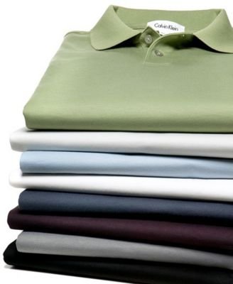Buy Now at Amazon.com: Calvin Klein Sportswear Core Liquid Cotton Polo Shirt