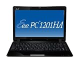 Asus 1201N 12-inch Netbook (Intel Atom N330 1.6GHz + ION, 2 GB RAM, 250 GB HDD, 6 cell battery, WLAN, Bluetooth, Webcam, Windows 7 Home Premium, Black)