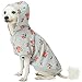 Blueberry Pet 2019 New Spring Scent Inspired Rose Flower Pullover Dog Hooded Sweatshirt in Stylish Grey, Back Length 10