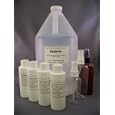 Complete Room Spray Starter Kit: 1 Gal. Body Splash, 4 ozs. each of Black Raspberry Vanilla, Country Spice, Fresh Linen, and Honeysuckle fragrance oil, 6 - 2 oz. Clear Plastic Cosmo bottles with White 20-410 sprayers, 16 - 4 oz. Clear Plastic Cosmo