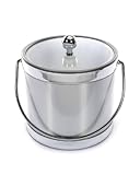 Mr. Ice Bucket 561-1 Brushed Silver Ice Bucket, 3-Quart