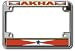 All Products : Akha People Thailand Flag Chrome Metal Motorcycle License Plate Frame