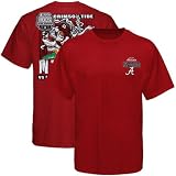 NCAA Alabama Crimson Tide 2012 BCS National Championship Game Goal Line T-Shirt - Crimson