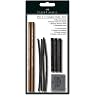 Faber-Castell - le set�: 2 crayons fusains, 3 fusains reconstitues, 4 fusains naturels, 1 gomme �mie de pain�