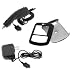 Black Rubberized Case + Car Charger+ AC Charger for Verizon UTStarcom Blitz