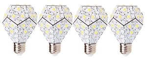 NanoLeaf NL1800WL120V4PK 360 12W Exclusive 1800Lm  LED Light Bulb, White with Leaf, 4-Pack