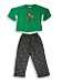 Mis Tee V-Us - Toddler Boys Long Sleeved Pant Set, Green, Navy