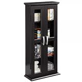 Walker Edison 41-Inch DVD Tower, Black 