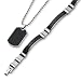 Stainless Steel and Black Carbon Fiber 22