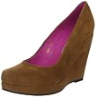 Buffalo London 9669-198 KID SUEDE 134630, Damen Klassische Pumps, Beige (CARAMELO 01), EU 38