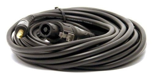Brand New Whirlwind Spkr225g16 25 Foot Speakon Nl4 Type to 1/4" 16 AWG Speaker Cable