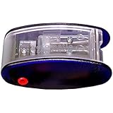 AS2M (1053121), Long Point Sharpener, sharpens in 2 steps; 2 spare blades includes. With lead pointers for 2 mm and 3.2 mm. BLUE only