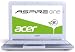 Acer Aspire One D270 25,7 cm (10,1 Zoll, matt) Netbook (Intel Atom N2600, 1,6GHz, 1GB RAM, 320GB HDD, Bluetooth, Win 7 Starter, 8h Akkulaufzeit ) wei�