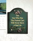 Fastest Cart Plaque