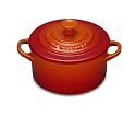 Le Creuset Stoneware Round Casserole, Petite, Volcanic