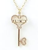 Gold Juicy Inspired Crystal Heart Shaped Big 2.5