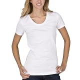 Mossimo Supply Co. Juniors Short Sleeve Value Deep Scoopneck Tee - Fresh White XL
