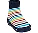 Nowali Infant Boys' Colorful Stripes Moccasin Booties