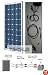 Tektrum 80w Solar Panel/Blocking Diode Cable/2m long Cable/Clamps Battery Charger Kit for RV, Home, Boat, Pool