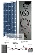 Tektrum 80w Solar Panel/Blocking Diode Cable/2m long Cable/Clamps Battery Charger Kit for RV, Home, Boat, Pool