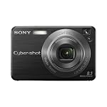 Sony Cyber-shot W130 Digital Camera - Black (8.1MP, 4x Optical Zoom) 2.5