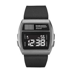 Diesel Men's Digital Watch Dz7203 With Black Leather Strap Diesel Men's Digital Watch Dz7203 With Black Leather Strap