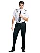 Mens Pilot Costume Airport Security Strip Search Funny Theatre Costumes