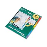 Wilson Jones(R) Multidex Complete Index, 1-8 Tab, Multicolor