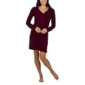 Gilligan & OMalley&reg; Womens Long Sleeve Sleep Gown - Dark Red